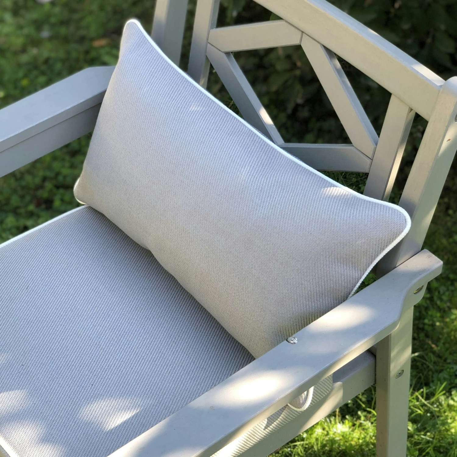 Plain Cushion 45x45 Cm, Grey 2 Plain Cushion 45x45 Cm, Grey - Image 2