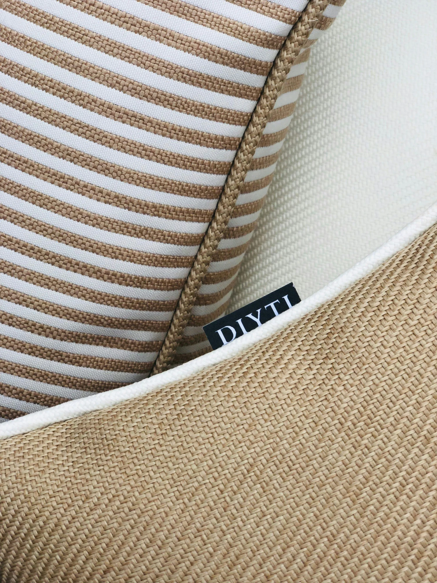 Plain Cushion 45x45 Cm, Beige 4 Plain Cushion 45x45 Cm, Beige - Image 4