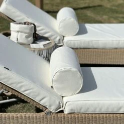 Plain Sunbed Cushion 60x186 Cm, White -Hay Sales Store diyti plain sunbed cushion 60x186 cm 5