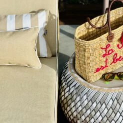 Plain Sunbed Cushion 60x186 Cm, Beige -Hay Sales Store diyti plain sunbed cushion 60x186 cm 9