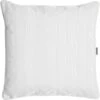 Wide Stripe Cushion 45x45 Cm, White