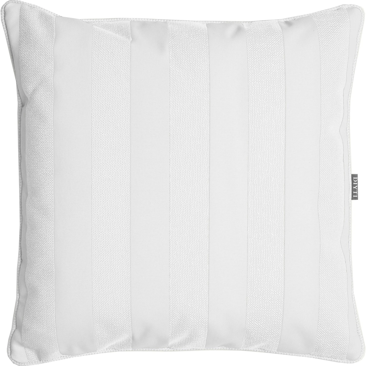 Wide Stripe Cushion 45x45 Cm, White 1 Wide Stripe Cushion 45x45 Cm, White