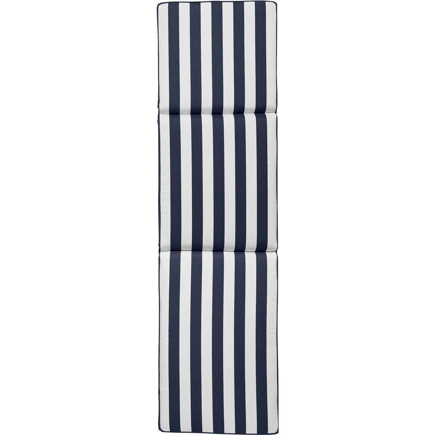 Wide Stripe Deck Chair Cushion 50x186 Cm, Navy 1 Wide Stripe Deck Chair Cushion 50x186 Cm, Navy