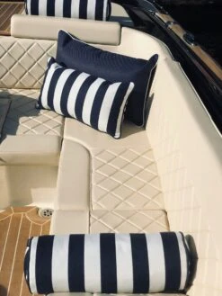 Wide Stripe Cushion 17x45 Cm, Navy -Hay Sales Store diyti wide stripe cushion 17x45 cm 5