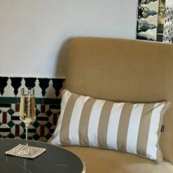 Wide Stripe Cushion 25x45 Cm, Beige -Hay Sales Store diyti wide stripe cushion 25x45 cm 8