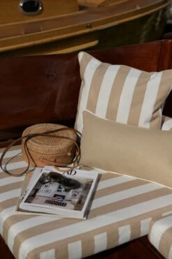 Wide Stripe Cushion 45x45 Cm, Beige -Hay Sales Store diyti wide stripe cushion 45x45 cm 6