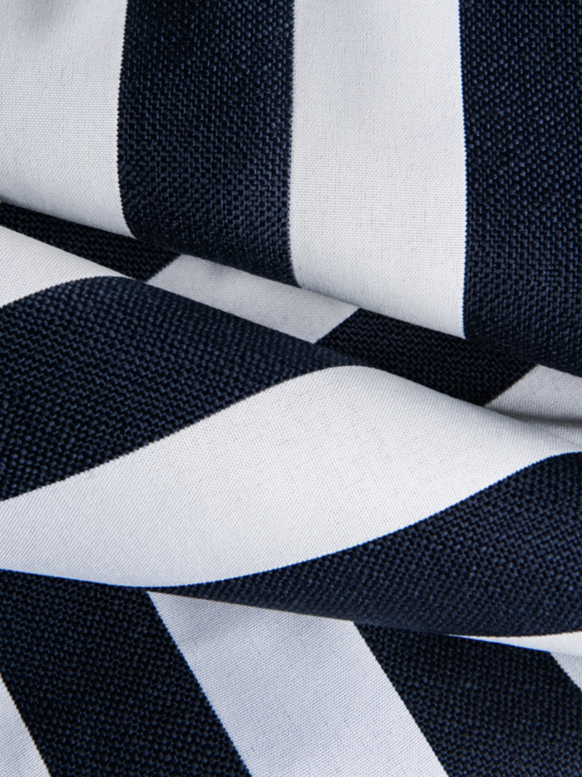 Wide Stripe Deck Chair Cushion 50x186 Cm, Navy 2 Wide Stripe Deck Chair Cushion 50x186 Cm, Navy - Image 2