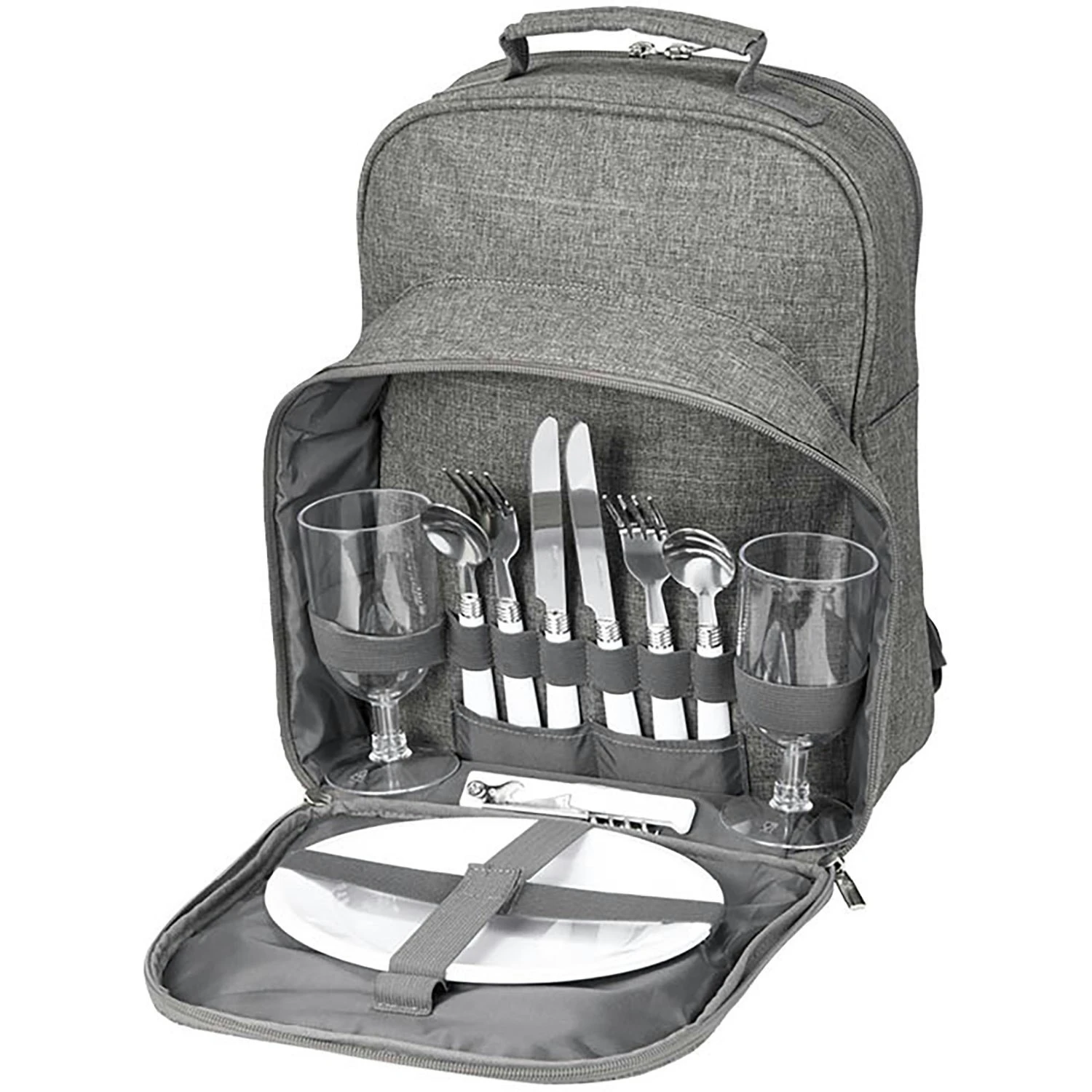 Dorre Peri Picnic Backpack 2 People, Grey 1 Dorre Peri Picnic Backpack 2 People, Grey