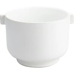 Ernst Flower Pot With Handle, D19,5 H15, White Sand