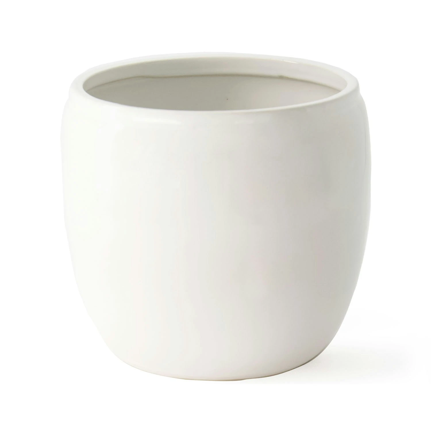 Ernst Pot Glazed Stoneware Ø17,5 Cm, White 1 Ernst Pot Glazed Stoneware Ø17,5 Cm, White