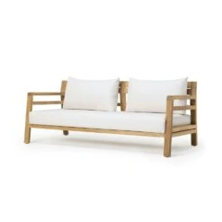 Costes Sofa 3-Seater, Teak