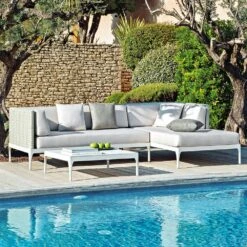 Infinity Modular Sofa / Daybed Left, Warm White