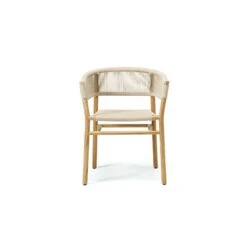 Kilt Dining Armchair, Teak / Sand