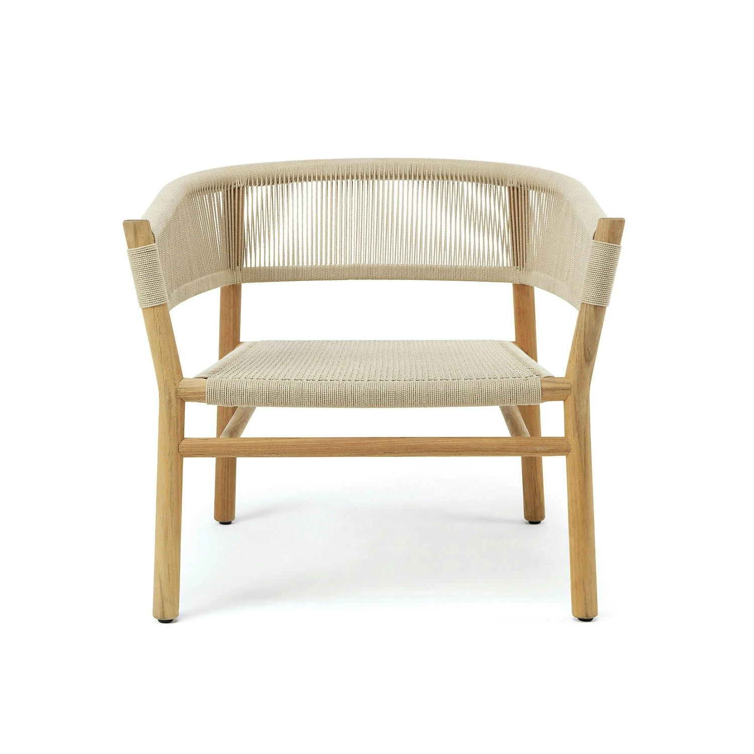Kilt Lounge Armchair, Teak / Sand 1 Kilt Lounge Armchair, Teak / Sand