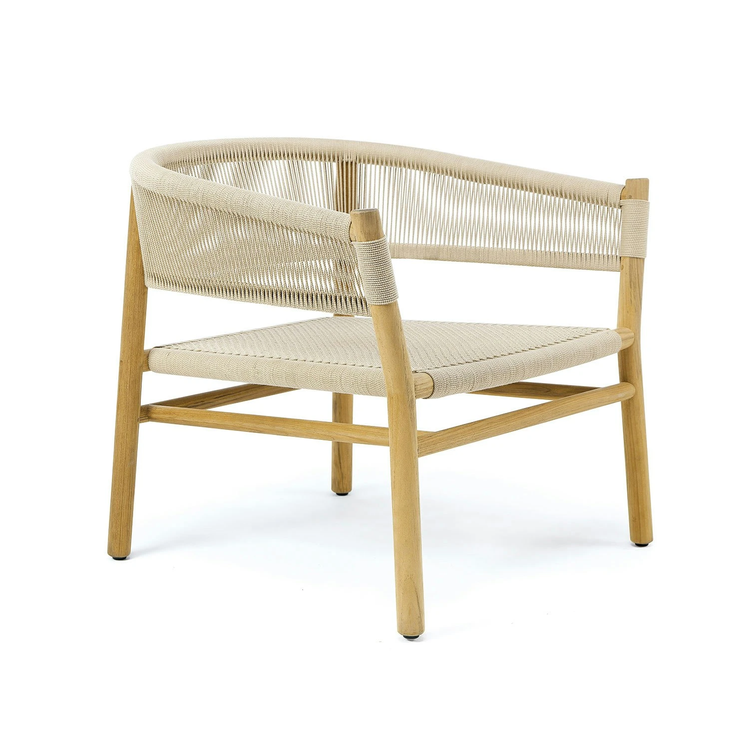 Kilt Lounge Armchair, Teak / Sand 2 Kilt Lounge Armchair, Teak / Sand - Image 2