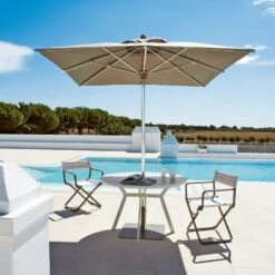 Studios Director's Chair Folding Seat, Warm White / Nature Grey -Hay Sales Store ethimo studios directors chair folding seat 3 1