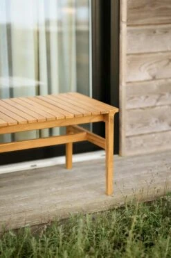 M13 Sammen Bench Outdoor Teak, 50x126 Cm -Hay Sales Store fdb mbler bench outdoor teak 2