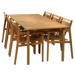 M1 Sammen Dining Chair Outdoor Teak -Hay Sales Store fdb mbler m1 together garden chair 6