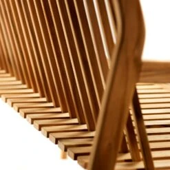 M11 Sammen Bench With Backrest Outdoor 3-Seater, Teak -Hay Sales Store fdb mbler m11 sammen bench 3 seater with back outdoor teak 11