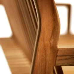 M12 Sammen Bench With Backrest Outdoor 2-Seater, Teak -Hay Sales Store fdb mbler m11 sammen bench 3 seater with back outdoor teak 17