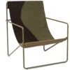 Ferm LIVING Desert Lounger, Olive / Dune