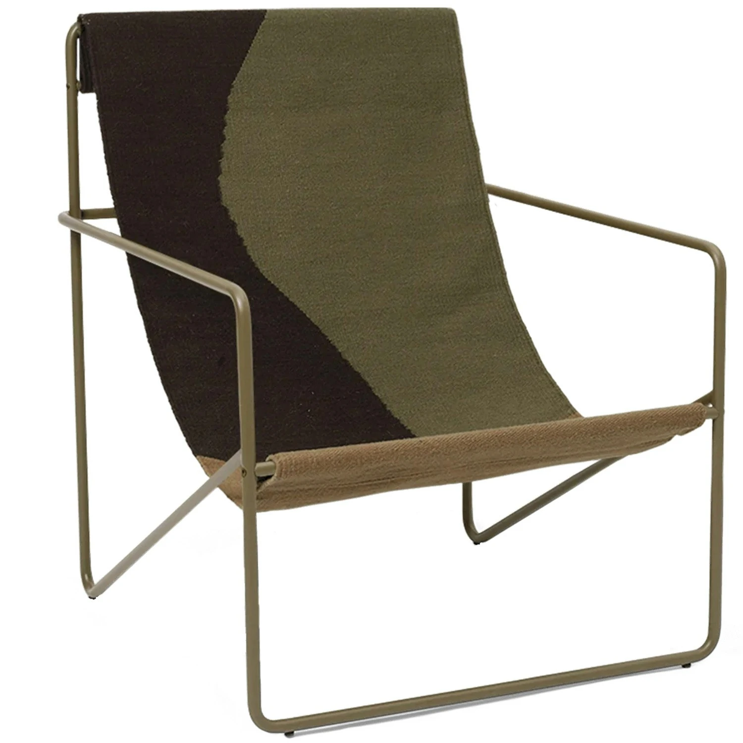 Ferm LIVING Desert Lounger, Olive / Dune 1 Ferm LIVING Desert Lounger, Olive / Dune