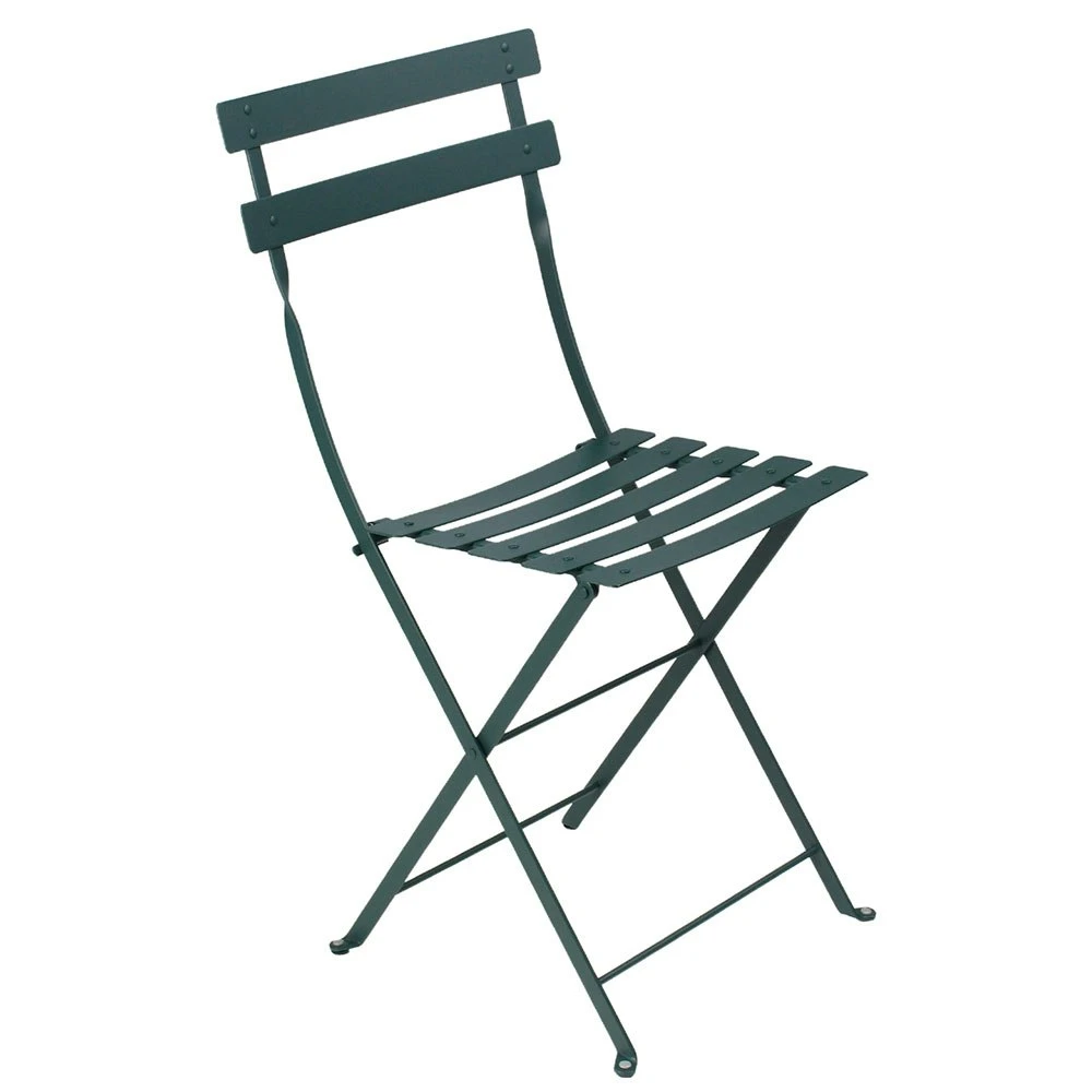 Bistro Metal Chair, Storm Grey 1 Bistro Metal Chair, Storm Grey