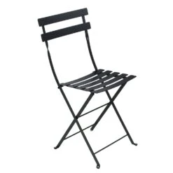 Bistro Metal Chair, Liquorice