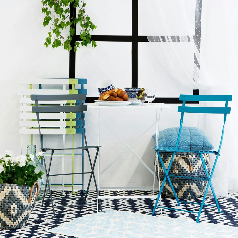 Bistro Metal Chair, Willow Green 2 Bistro Metal Chair, Willow Green - Image 2