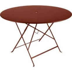 Bistro Table Ø117, Red Ochre