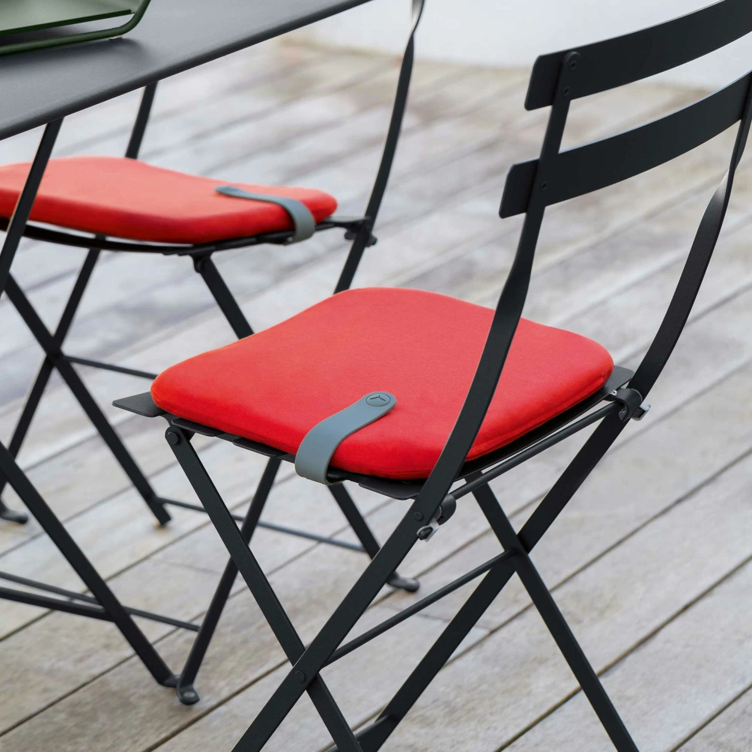 Bistro Color Mix Chair Pad, Apricot 2 Bistro Color Mix Chair Pad, Apricot - Image 2