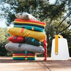 Bistro Color Mix Chair Pad, Apricot 5 Bistro Color Mix Chair Pad, Apricot -Hay Sales Store fermob color mix outdoor cushion 30x38 cm 2 2