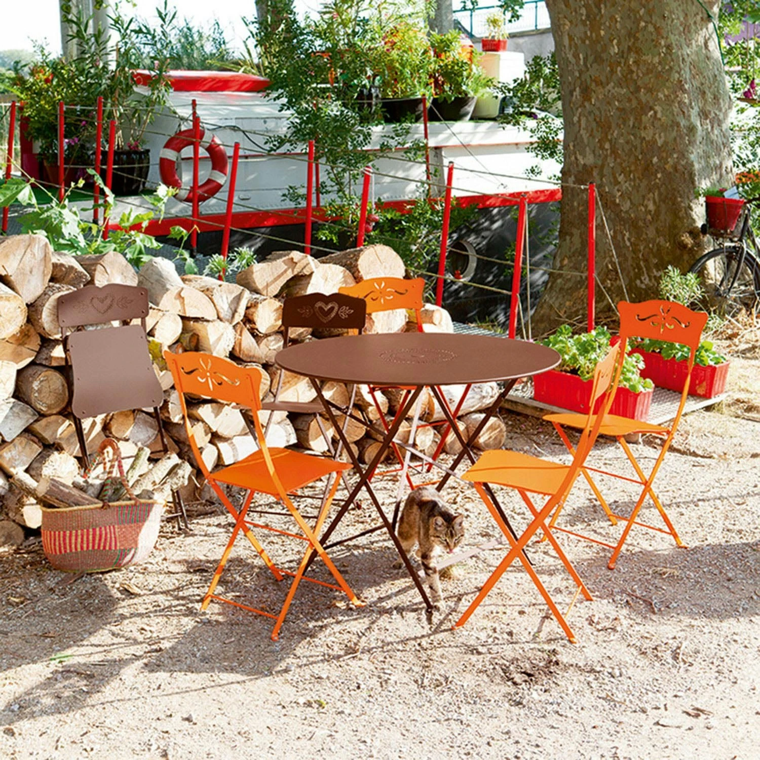 Floréal Table Ø77, Chili 2 Floréal Table Ø77, Chili - Image 2