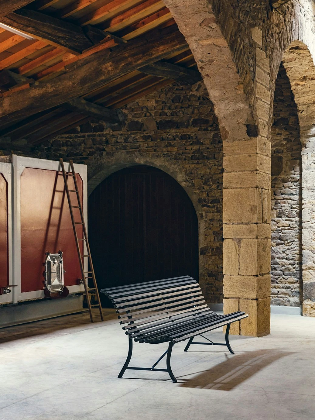 Louisiane Bench 200 Cm, Deep Blue 2 Louisiane Bench 200 Cm, Deep Blue - Image 2