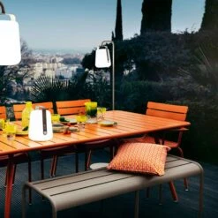 Luxembourg Bench 145, Cotton White -Hay Sales Store fermob luxembourg bench 145 anthracite 5