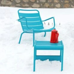 Luxembourg Armchair Low, Deep Blue -Hay Sales Store fermob luxembourg lounge chair deep blue 3