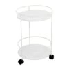 Small Table Wheels Ø40 Cm, Cotton White