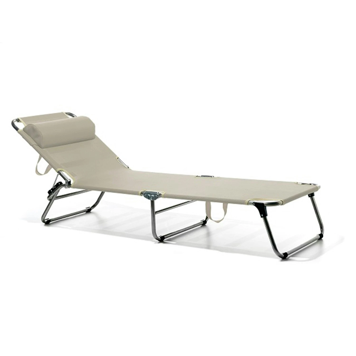 FIAM Amigo Sunbed, Taupe 2 FIAM Amigo Sunbed, Taupe - Image 2