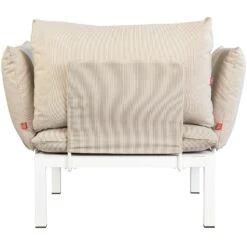 FIAM Domino Armchair, Beige/White -Hay Sales Store fiam domino armchair 2