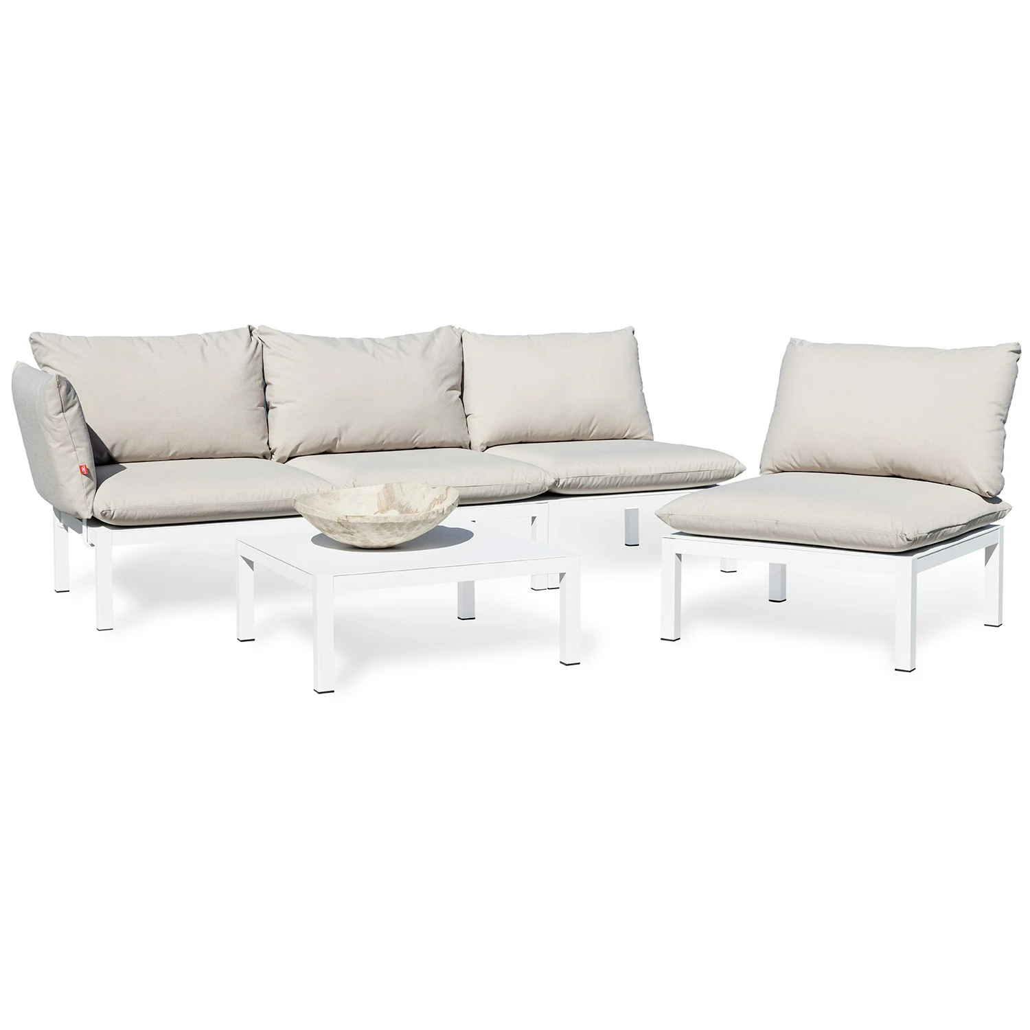 FIAM Domino Coffee Table 70x70 Cm, White 2 FIAM Domino Coffee Table 70x70 Cm, White - Image 2