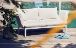 FIAM Domino Sofa 2-Seater, Beige/White -Hay Sales Store fiam domino sofa 2 seater 3