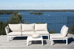 FIAM Domino Sofa 3-Seater, Beige/White -Hay Sales Store fiam domino sofa 3 seater 4