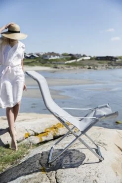 FIAM Fiesta Deckchair, Grey -Hay Sales Store fiam fiesta deck chair 19