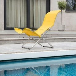 FIAM Fiesta Deckchair, Mustard -Hay Sales Store fiam fiesta deck chair 24