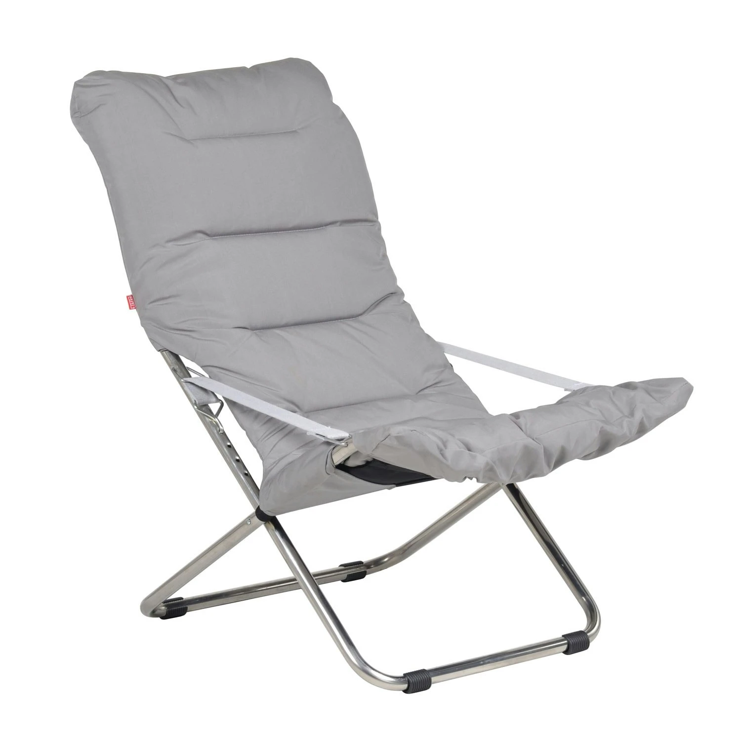 FIAM Fiesta Soft Deck Chair, Grey 1 FIAM Fiesta Soft Deck Chair, Grey