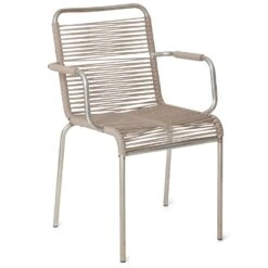 FIAM Mya Spaghetti Armchair, Taupe