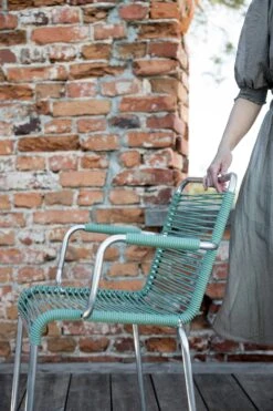 FIAM Mya Spaghetti Armchair, Sage Green -Hay Sales Store fiam mya spaghetti with armrests black 8