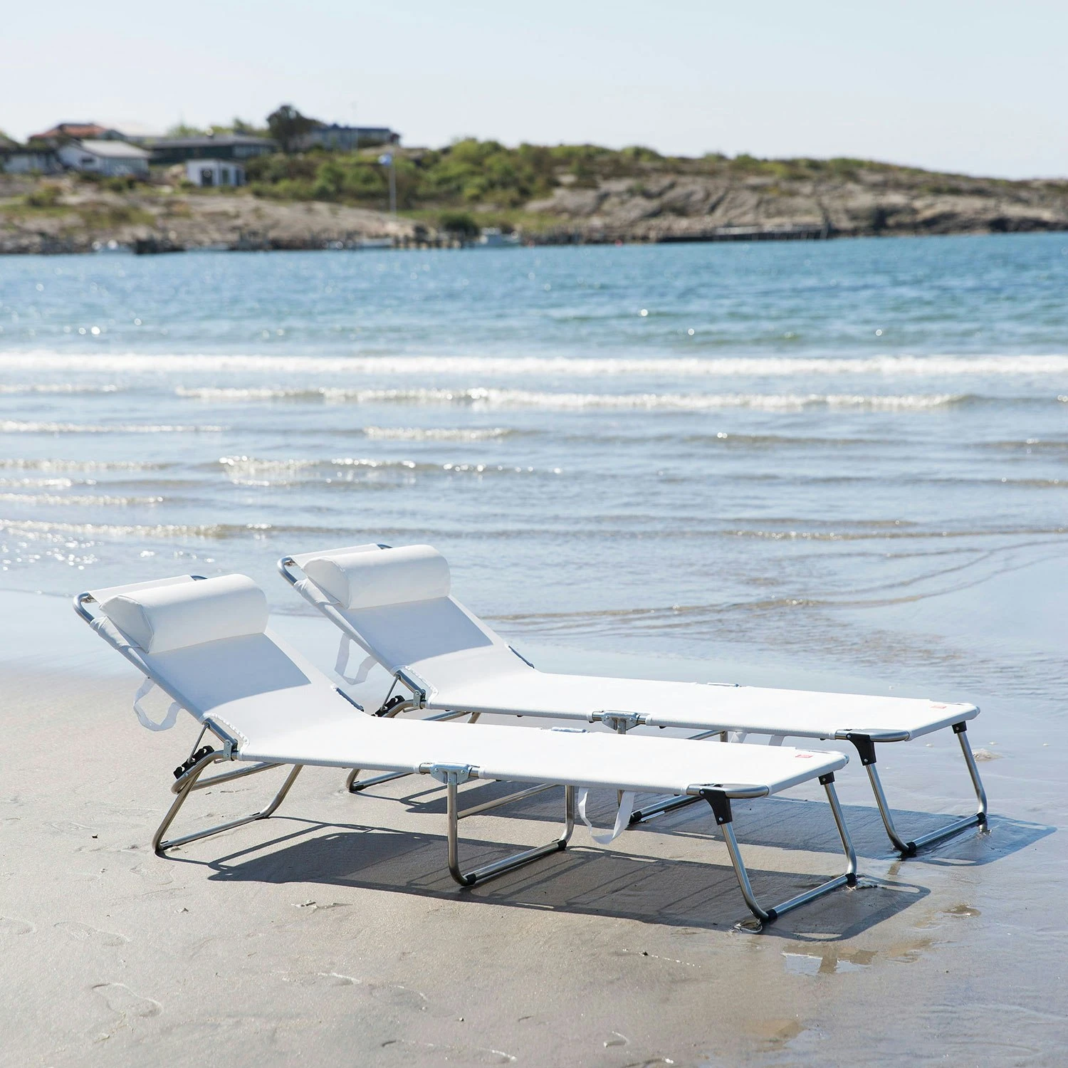 FIAM Amigo Sunbed, White 4 FIAM Amigo Sunbed, White - Image 4