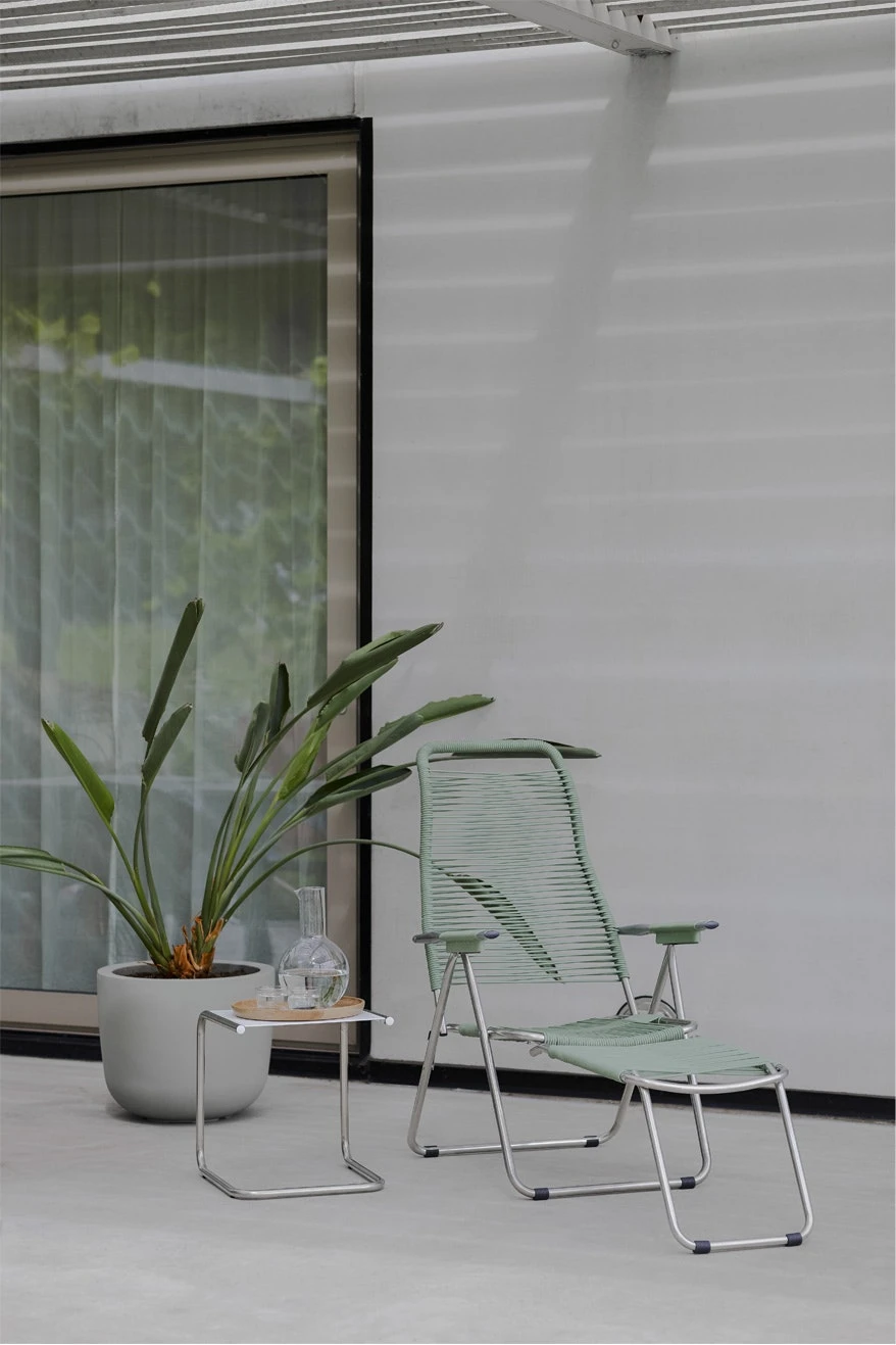 FIAM Spaghetti Sunbed, Sage Green 2 FIAM Spaghetti Sunbed, Sage Green - Image 2