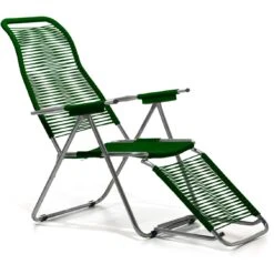 FIAM Spaghetti Sunbed, Matte Green